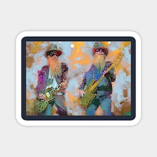 zz top Magnet