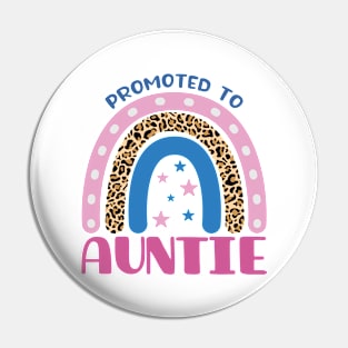 Promoted To Auntie - Pregnancy Pin