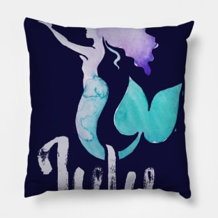 Mermaids are born in July Pillow