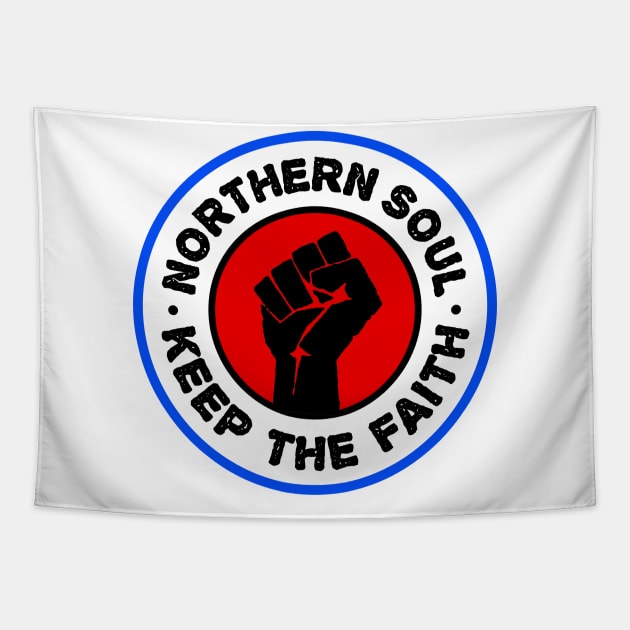Northern Soul - Keep The Faith Tapestry by dumbshirts