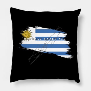 Minimalist Rugby Part 3 #021 - Uruguay Rugby Fan Pillow