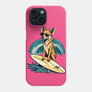 Cute dog surfer gift ideas Phone Case