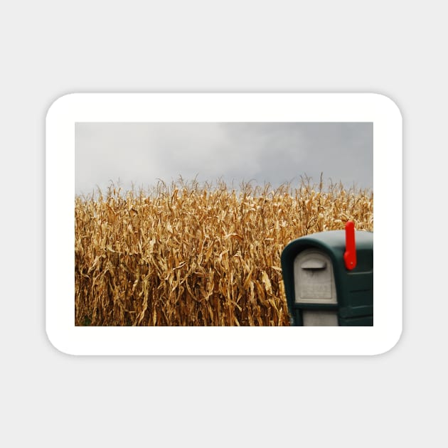 Rural Mailbox and Cornfield Magnet by LaurieMinor