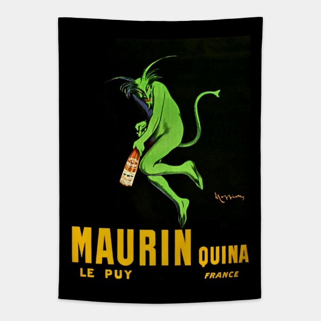 Leonetto Cappiello Maurin Apertif Advertising Poster Tapestry by PatricianneK