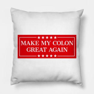 Make My Colon Great Again Funny Colon Surgery Recovery Pillow