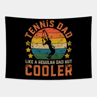 Tennis Dad Funny Vintage Tennis Father's Day Gift Tapestry