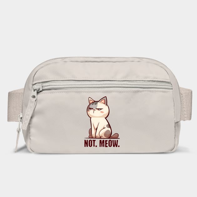 Grouchy Cat says Not Meow by Luxinda