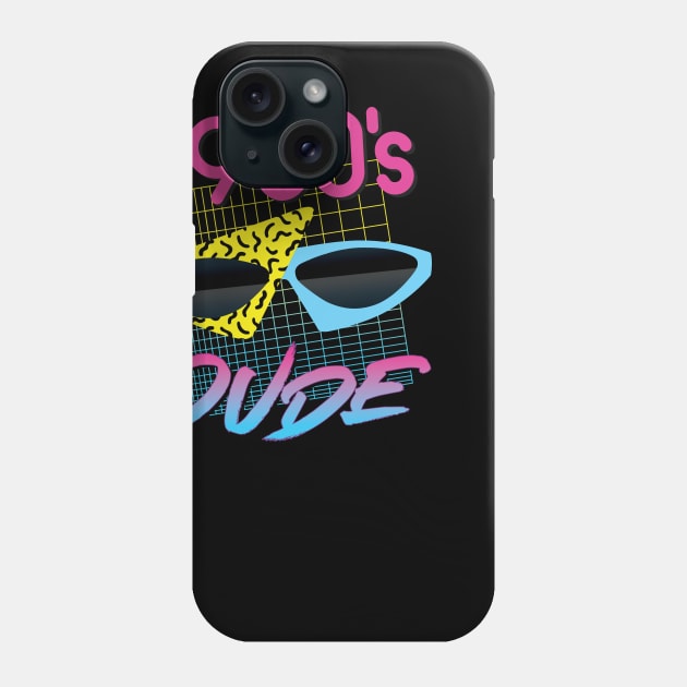 1980s Dude Retro Sunglasses Party Phone Case by andzoo