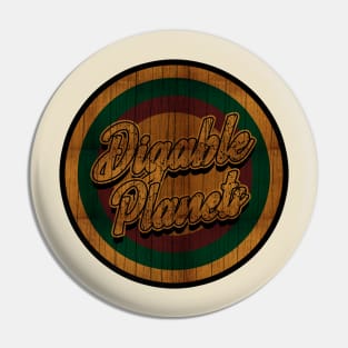 Circle Retro Digable Planets Pin