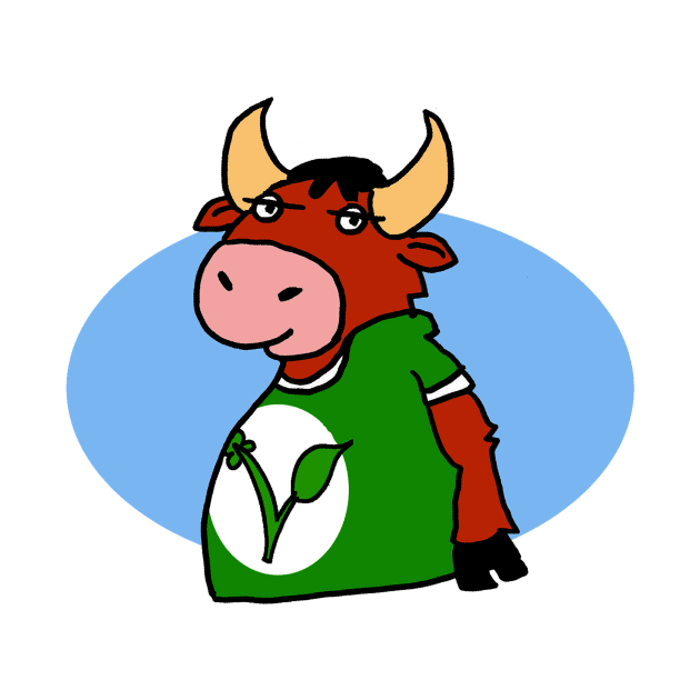 Vegan Bull by Cheeky Greetings