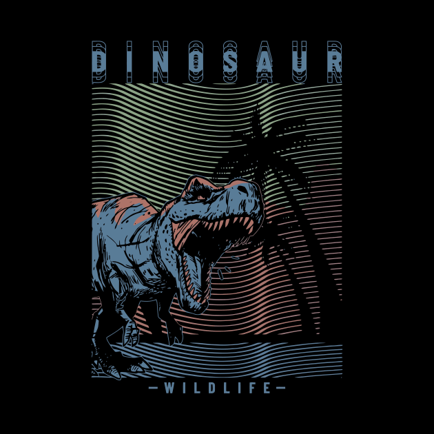 Dino Retro: Prehistoric Style with a Modern Twist by WorldDinosaurs