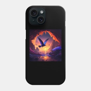 Bird Flying To Another World Phone Case