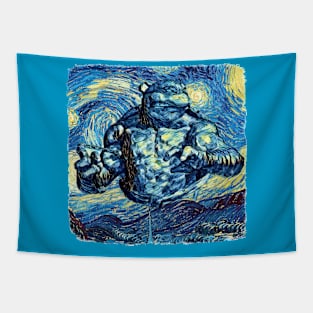 TMNT Ninja Turtles Van Gogh Style -3 Tapestry