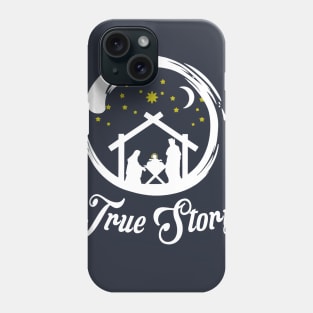 true story christmas Phone Case