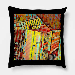 Fused Buildings Pillow