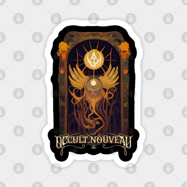 Occult Nouveau - The Rising Phoenix of Alchemy Magnet by AltrusianGrace