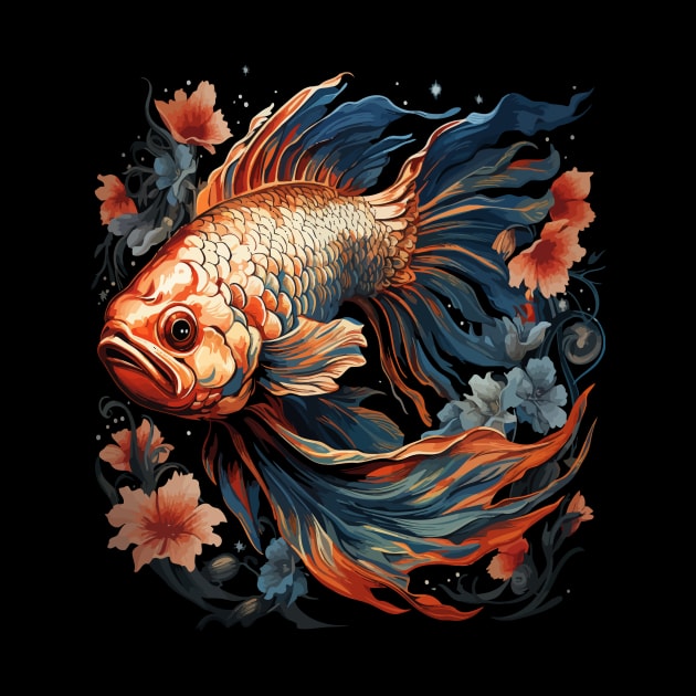 Patriotic Goldfish by JH Mart