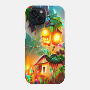 Halloween Lights in the Jungle Phone Case