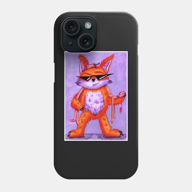 fox in human skin Phone Case by miriam-miranda