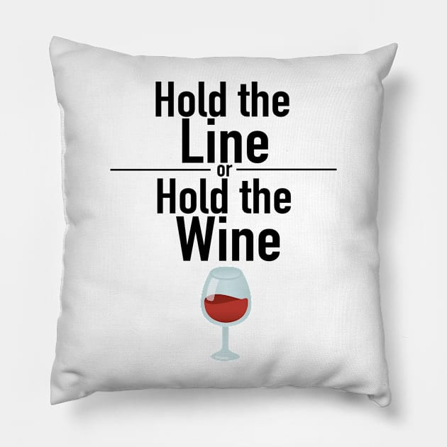 Hold the Line Pillow by Inktopodes