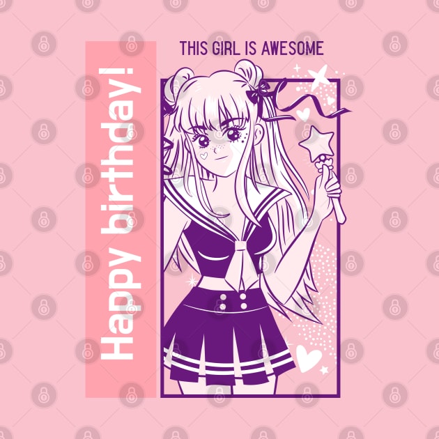 Happy birthday to cartoon loving girl by tottlekopp