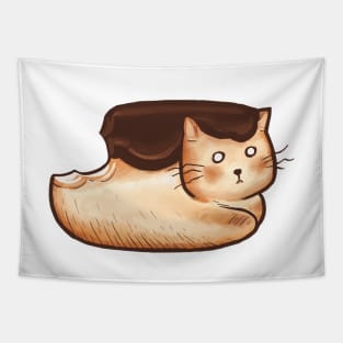 Bread Loaf Cat Chocolate Tapestry