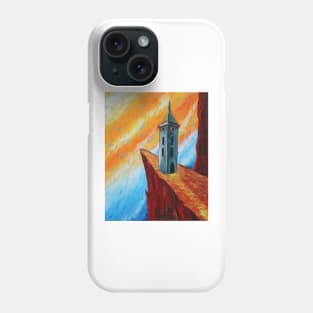 Oil Painting - The Watchtower I. 2012 Phone Case