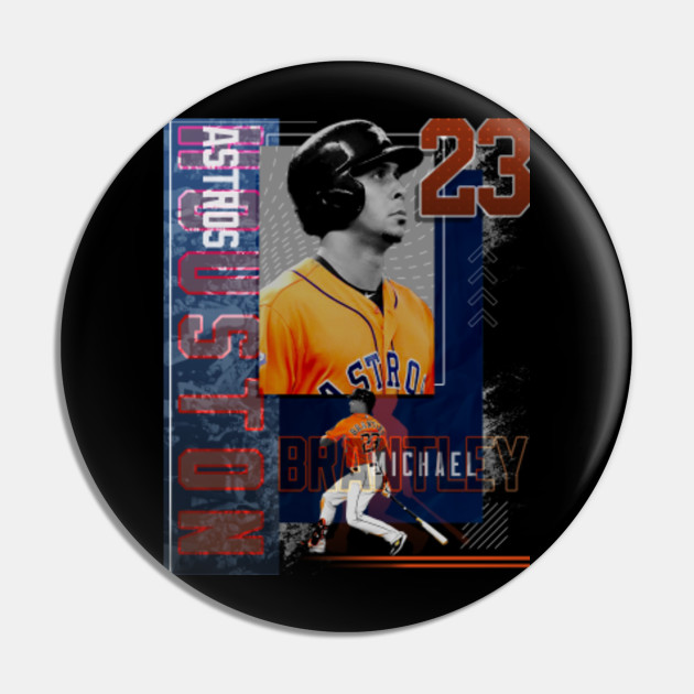 Rinkha Michael Brantley Baseball Paper Poster Astros 2 T-Shirt