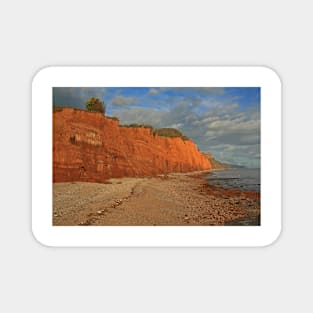 Red Cliffs II, Sidmouth, Devon Magnet