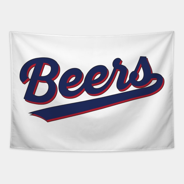 Baseketball Beers Tapestry by lavdog