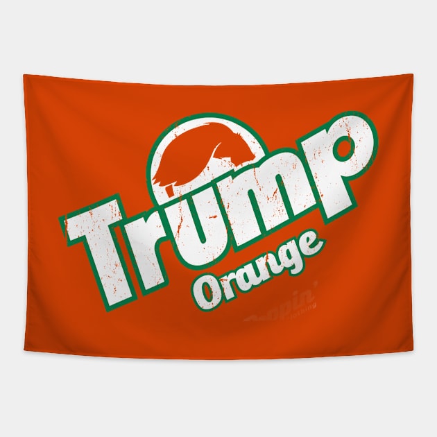 TRUMP - Orange Crush Tapestry by hamiltonarts