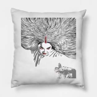 THE BRIDE WITH WHITE HAIR (White Cliff) Pillow