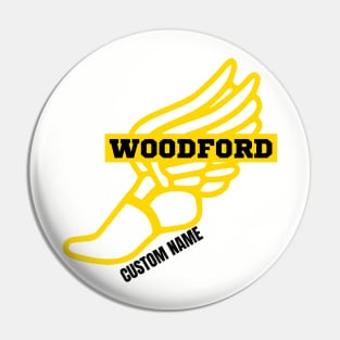 Email whylddzigns@gmail.com BEFORE you order to communicate the name you want to be on the item. Otherwise it will say "Custom Name" Custom Name Wodford Pin