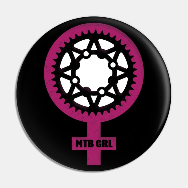 Chain Ring MTB GIRL Pin by NeddyBetty