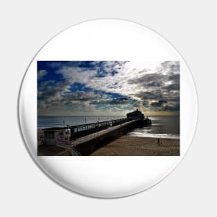 Bournemouth Pier And Beach Dorset England Pin