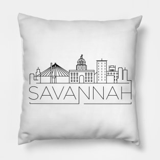 Savannah Minimal Skyline Pillow