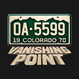 Vanishing Point - Plate & 3D Text T-Shirt