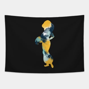 Character Inspired Silhouette Tapestry