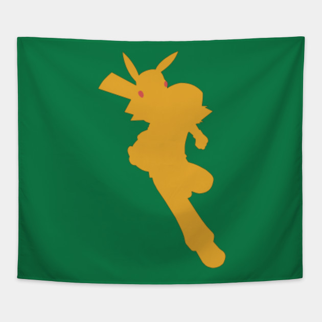 Pokémon Ash And Pikachu On Emerald Green