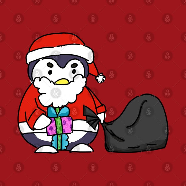 penguin with giftChristmas by Prost City