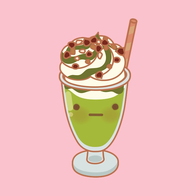 Cute Matcha Shake by Malaya