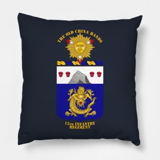 15th Infantry Regiment Pillow