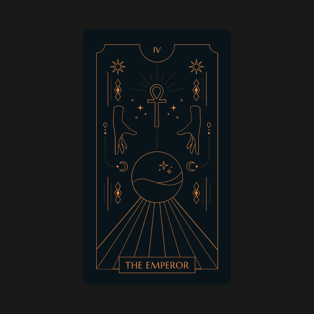 The Emperor Tarot Card by moonlobster