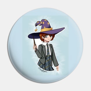 School Witch Pin