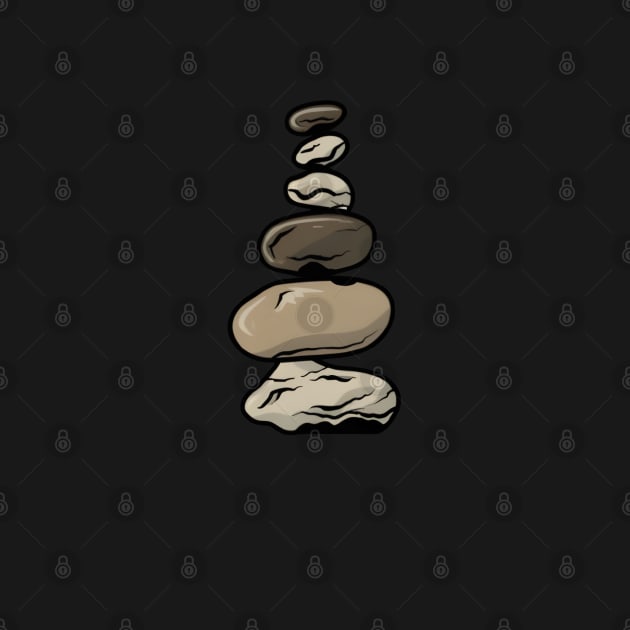 STONE ROCK BALANCING by ThesePrints