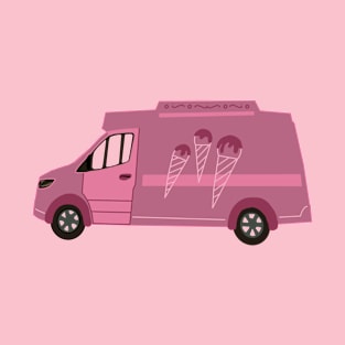 Pink Ice Cream Van T-Shirt