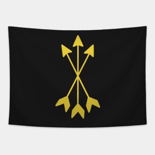 gold arrows Tapestry