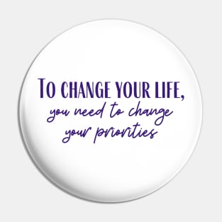 Priorities Pin