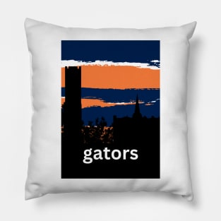 Gators University of Florida Century Tower - updated design Pillow