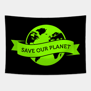 Save The Planet Tapestry